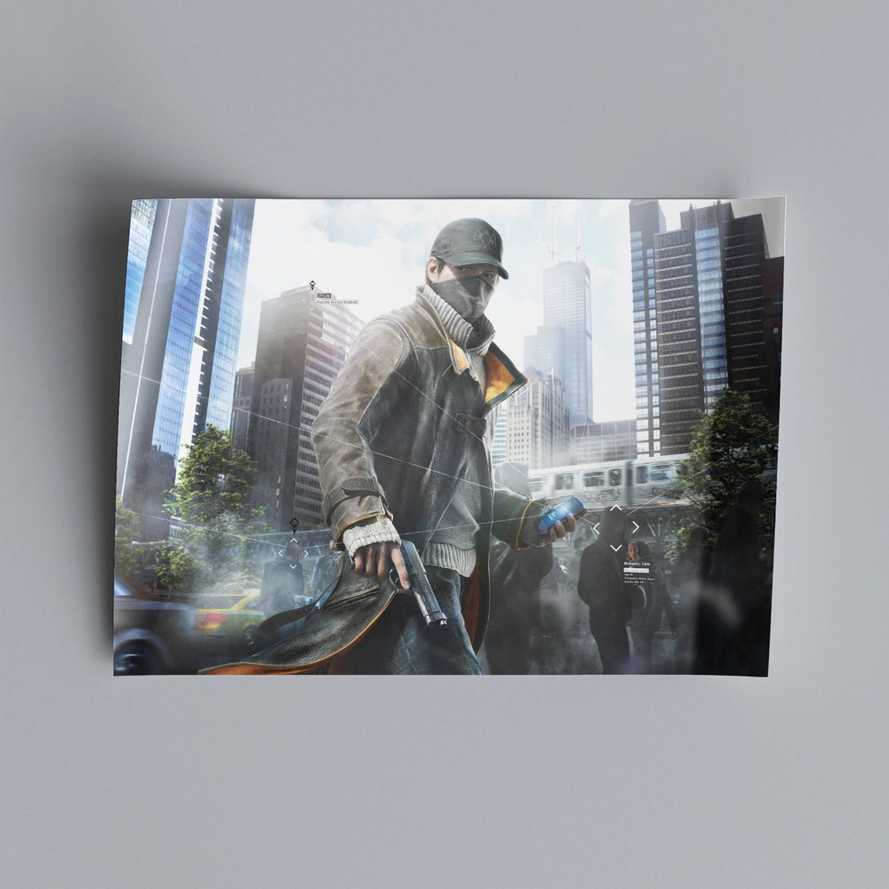 Постер Watch Dogs #4, 60x80 см #1