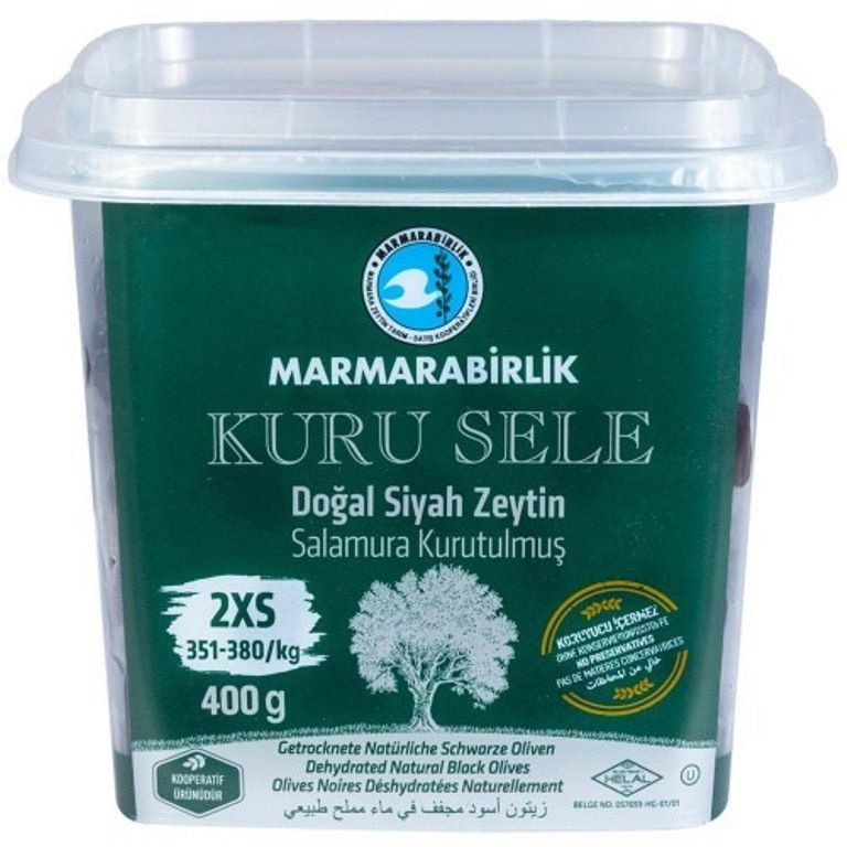 Маслины Marmarabirlik Kuru Sele 2XS вяленые 400 г #1