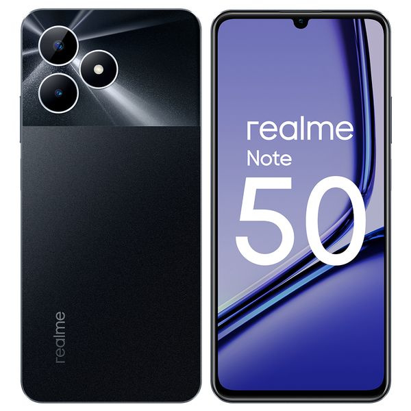 realme Смартфон RMX3834 (Note 50) 3/64 ГБ, черный #1