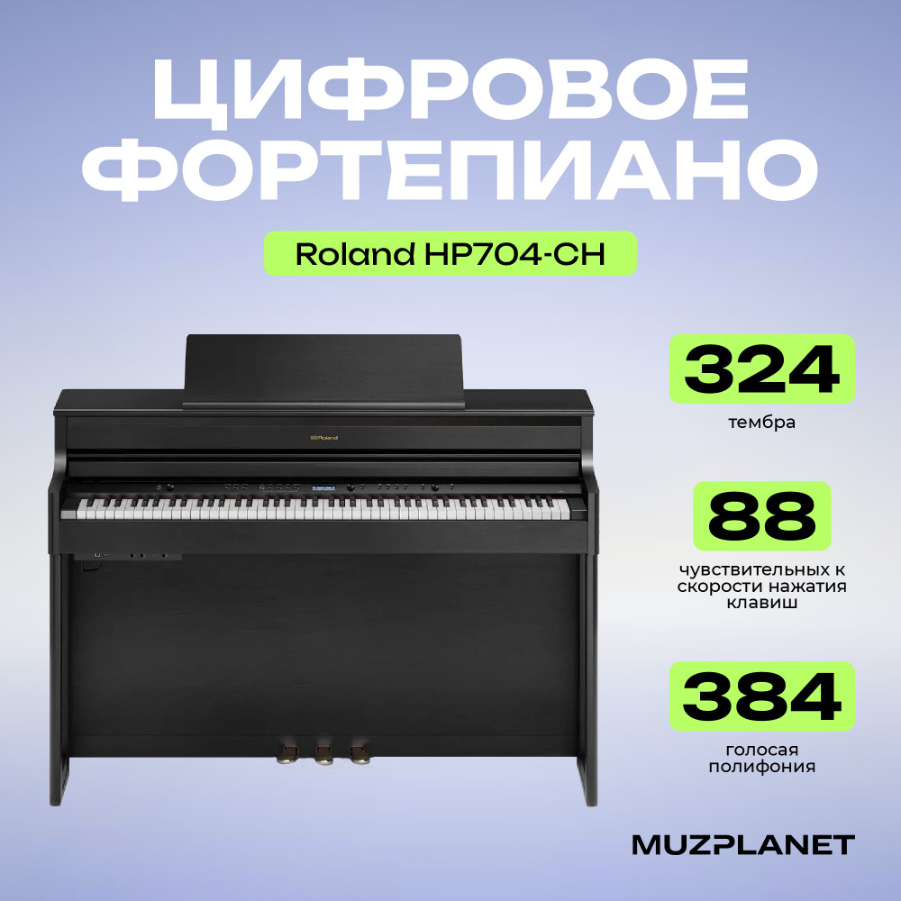Цифровое фортепиано Roland HP704-CH #1