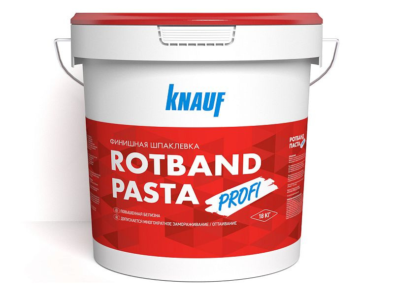 Шпаклевка готовая KNAUF Rotband Pasta Profi, 18кг #1