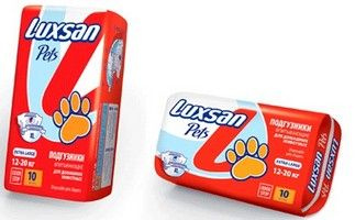 Luxsan Pets Premium / Подгузники Люксан для домашних животных, XL 12-20кг 10шт  #1