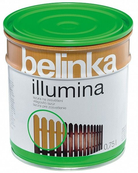 Укрывное лазурное покрытие для осветления цвета древесины Belinka Illumina, 0,75 л  #1