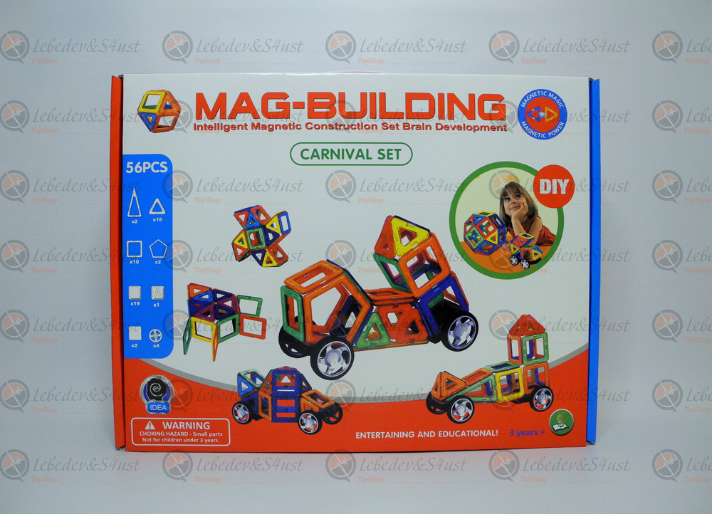 Магнитный конструктор Mag-Building 56 PCS #1