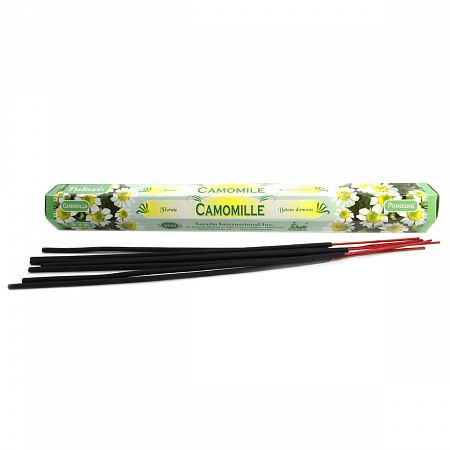 Tulasi CAMOMILE Floral Incense Sticks, Sarathi (Туласи благовония РОМАШКА, Саратхи), уп. 20 палочек. #1