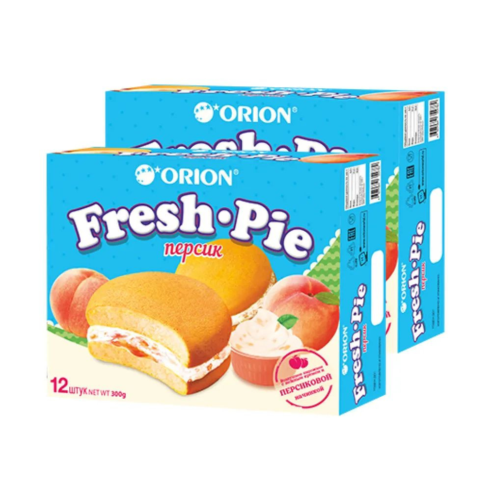 Orion Пирожное Fresh Pie Персик, 300 г х 2 шт #1