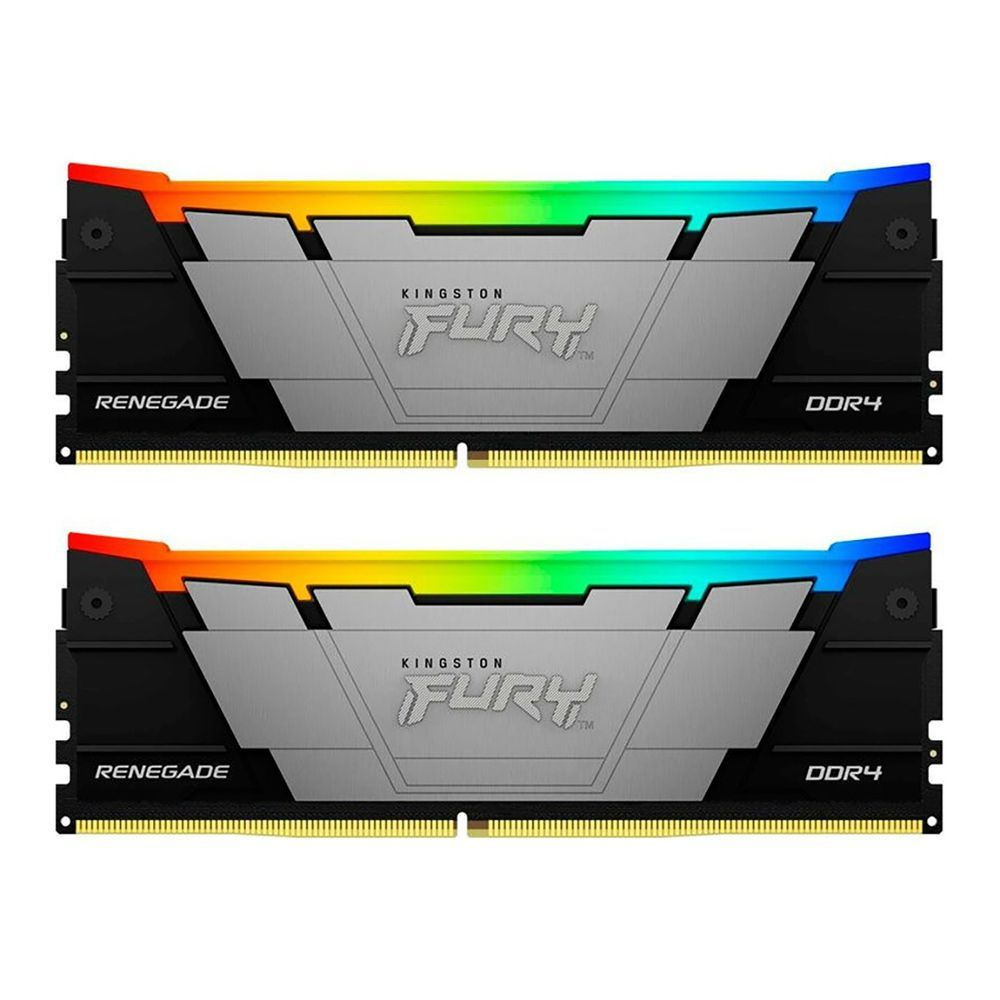 Kingston Оперативная память DDR4 3200 FURY Renegade RGB Black XMP_2523 озон 2x32 ГБ (KF432C16RB2AK2/64) #1