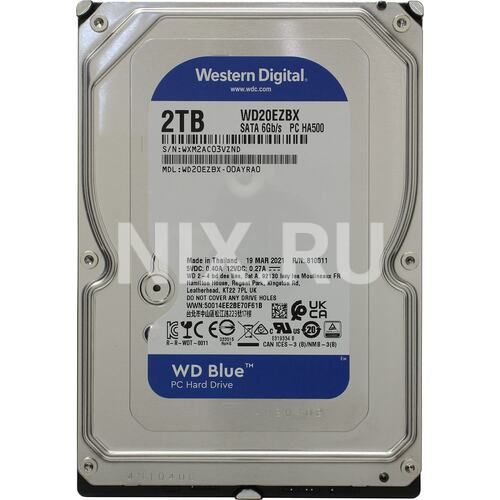 Western Digital 2 ТБ Внутренний жесткий диск (WD20EZBX)  #1