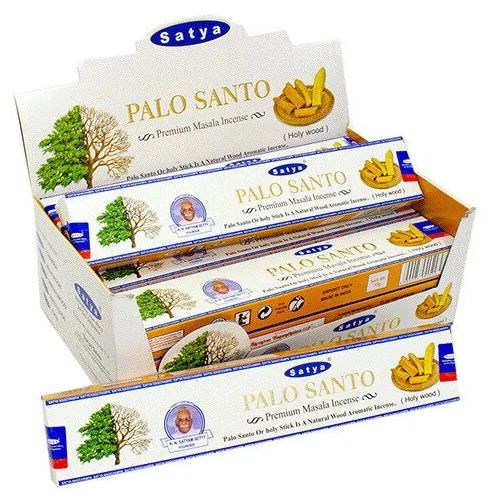 Благовония Palo Santo (Пало Санто) Ароматические индийские палочки для дома, йоги и медитации, Satya #1