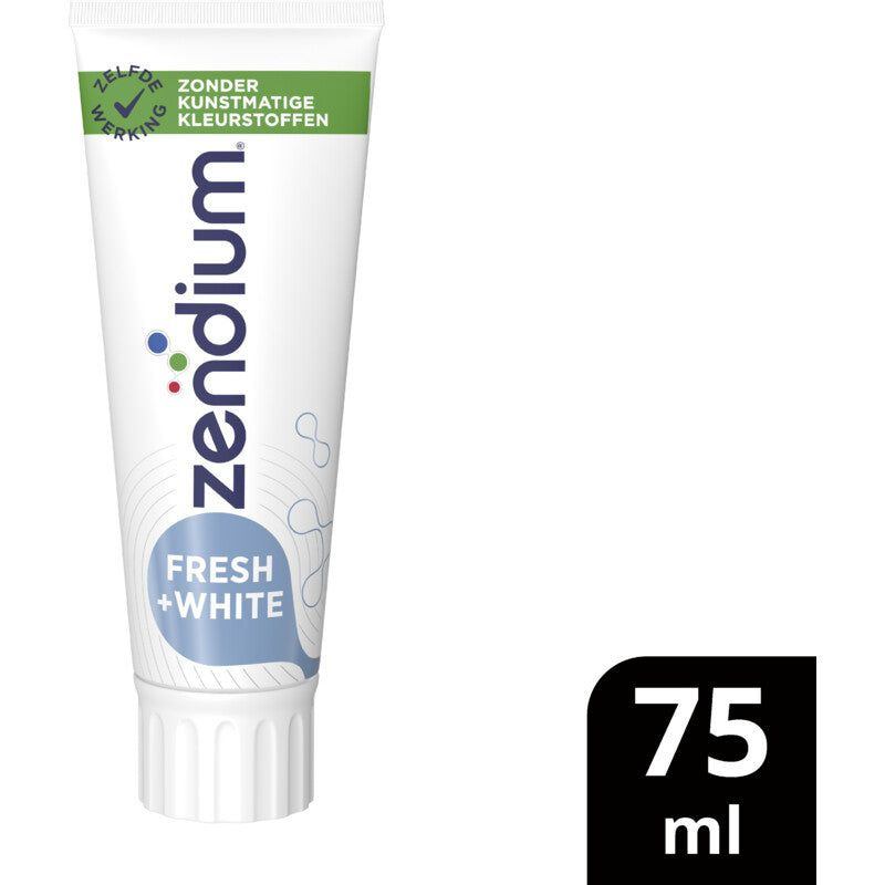 Зубная паста отбеливающая Zendium Fresh + White 75мл #1