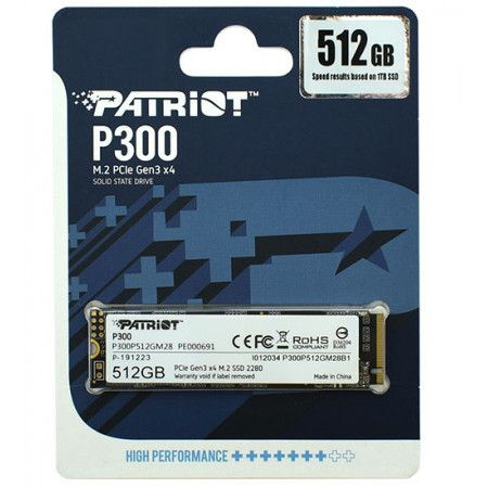 Patriot Memory 512 ГБ Внутренний SSD-диск P300 (P300P512GM28) #1