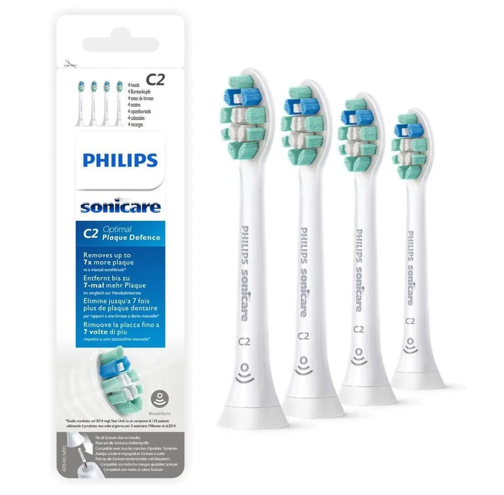 Насадка для зубной щетки Philips Sonicare C2 OptimalPlaque HX9022/10 Включает 4 шт.  #1