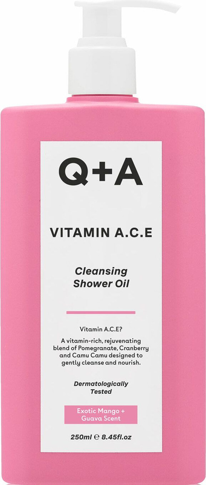Масло для душа VITAMIN A.C.E / Q+A / Vitamin A.C.E Cleansing Shower Oil /250ml #1