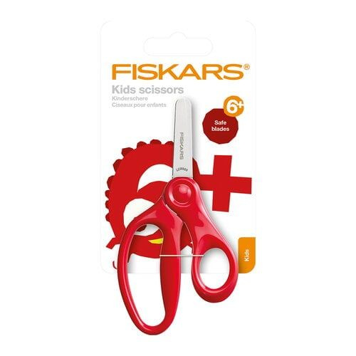 Детские ножницы Fiskars 13см, красные #1