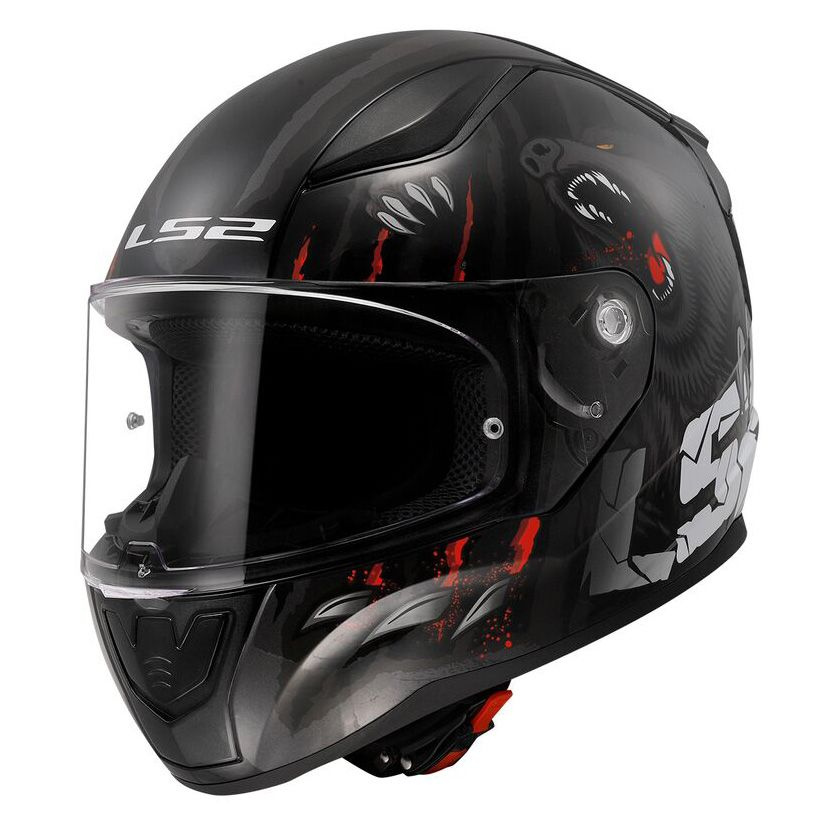 Шлем интеграл для мотоциклистов LS2 FF353 RAPID 2 CLAW Black XL мотоэкипировка мотозащита  #1