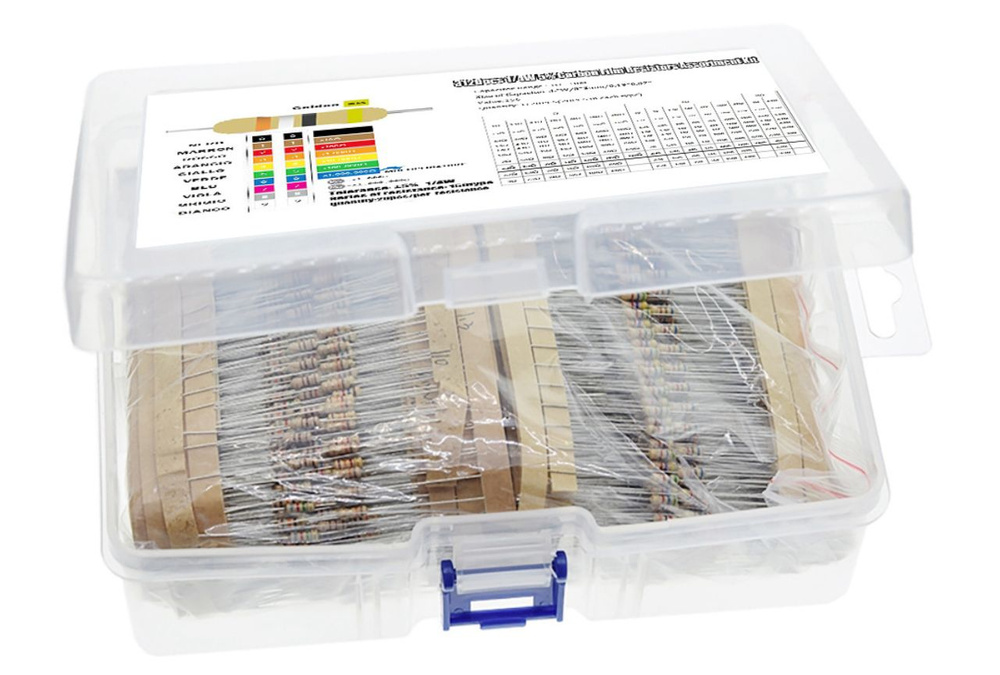 Моторизованный разветвитель в сборе Набор резисторов 3120шт (156 видов) в боксе, 0.25 Вт, 1%  #1