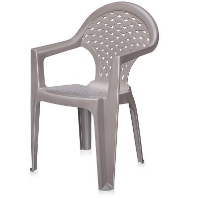 Садовое кресло Ривьера, цвет серо-коричневый, Elfplast, для улицы/ AU-ROOM ГИПЕРМАРКЕТ МЕБЕЛИ  #1