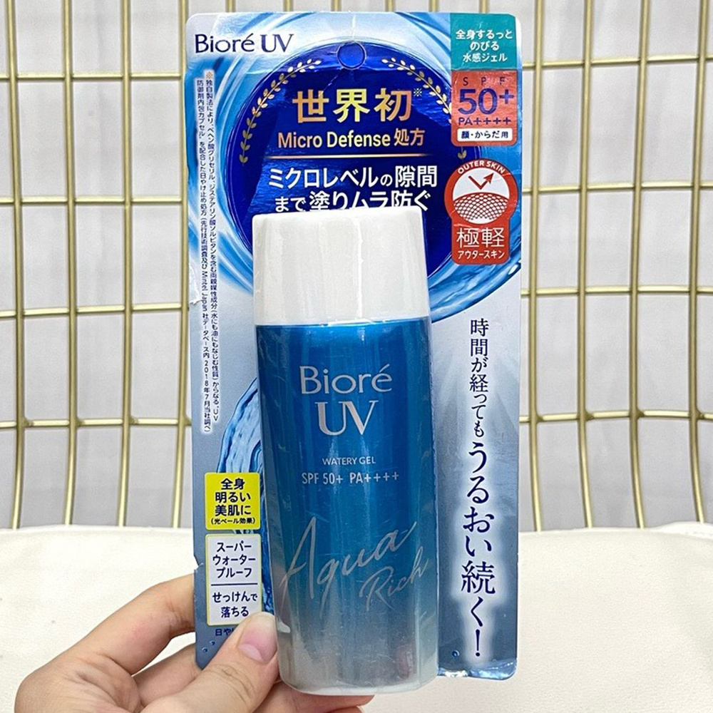 Biore UV Солнцезащитный крем Aqua Rich Watery SPF50+ PA+, 90 г. #1