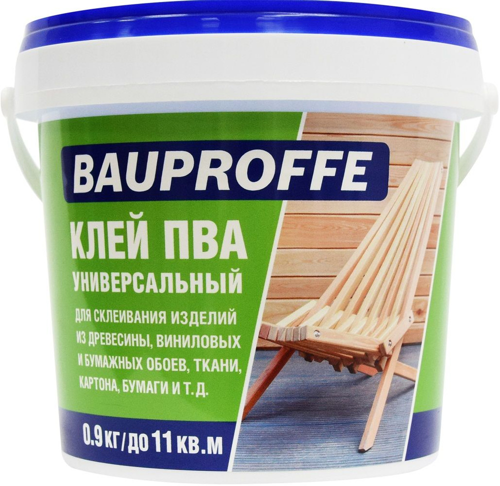 Клей ПВА универсальный BAUPROFFE 0,9 кг. #1