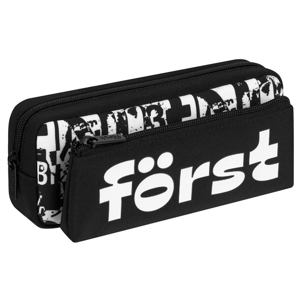 Пенал Forst мягкий 2 в 1, 1 отделение, 205х80х40 мм "Stereo", съемная косметичка на липучке (FT-PM-070405) #1