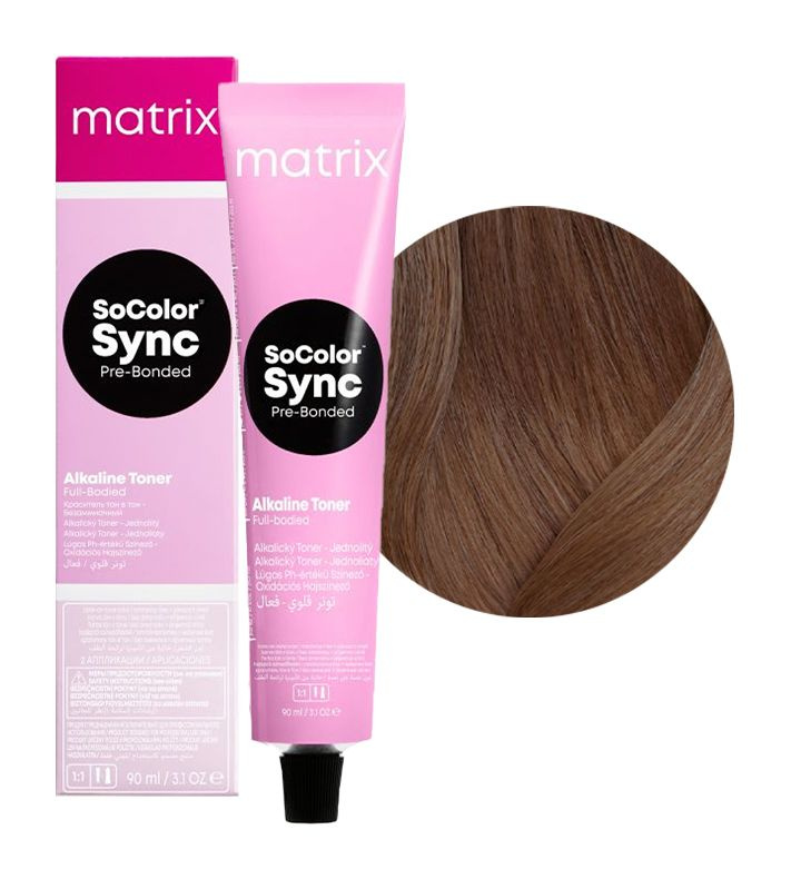 Краска для волос Matrix SoColor Sync Pre-Bonded 6N темный блондин 90 мл #1