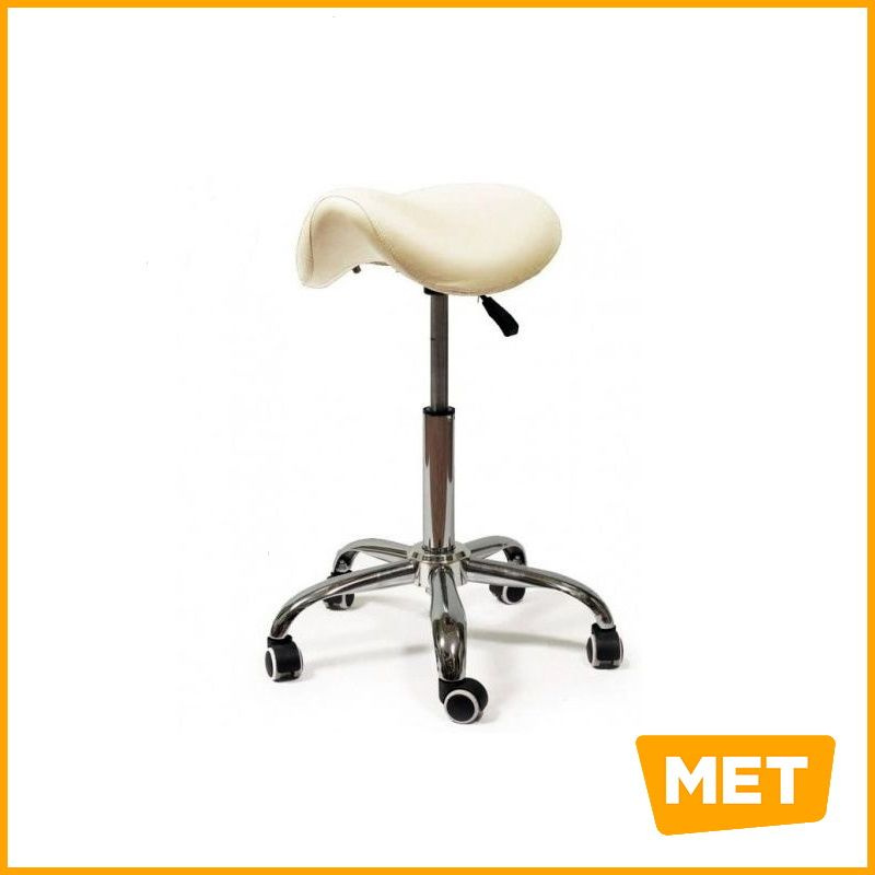 Косметологический стул MET Massage без спинки, Гарантия 2 года, Цвет: Бежевый  #1