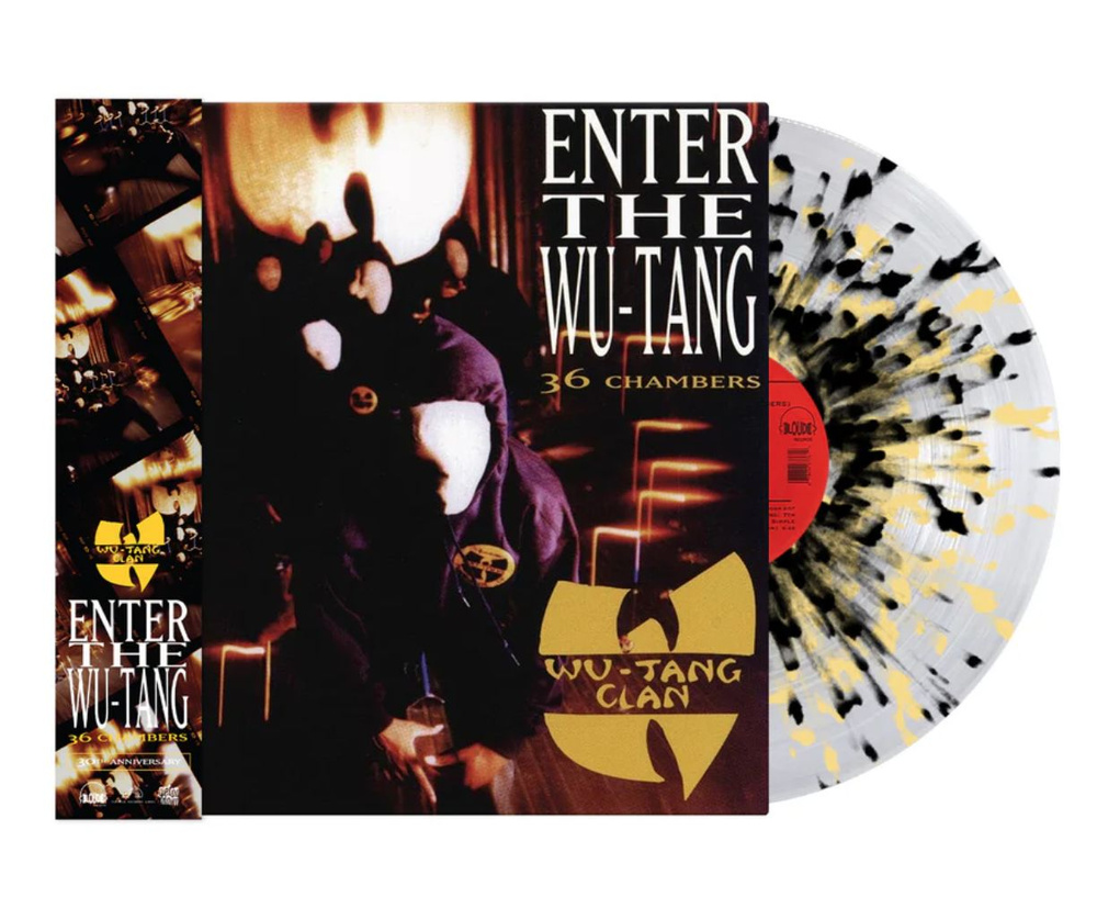 Enter The Wu-Tang Clan (36 Chambers), (Clear with Yellow-Black Splatter 30th Anniversary, OBI Stereo #1