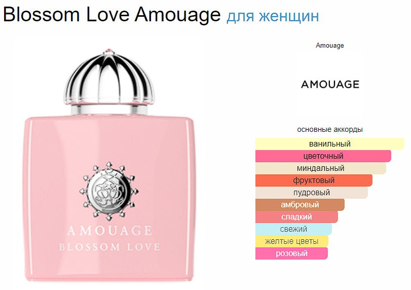 Amouage BLOSSOM LOVE FOR WOMEN Вода парфюмерная 50 мл #1