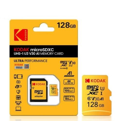 Карта памяти Kodak Micro SD класс 10 UHS-1 U3 V30 A1 128 ГБ 4K #1