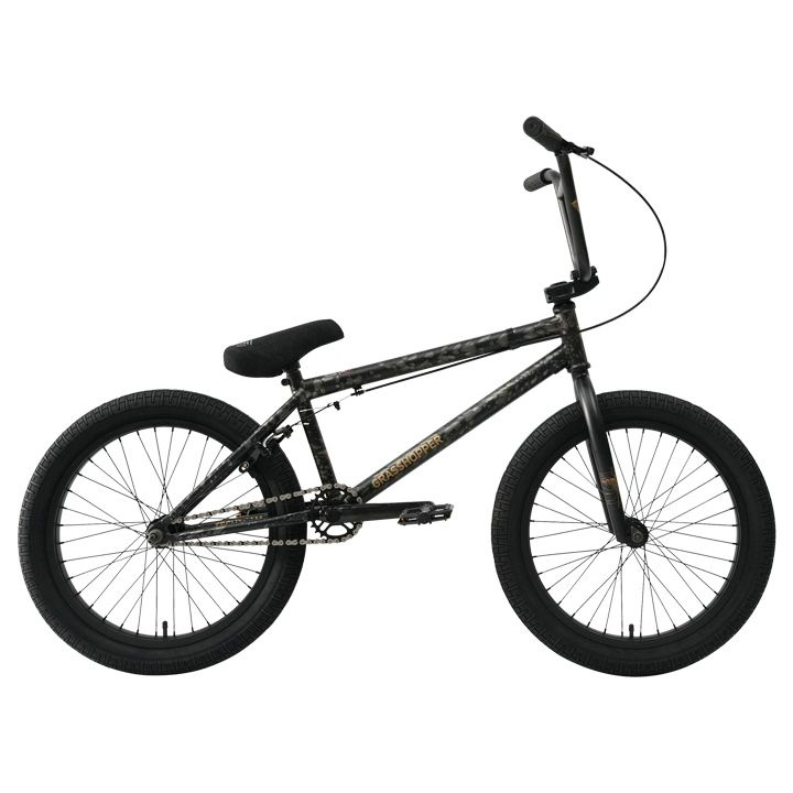 BMX велосипед 20" TECH TEAM GRASSHOPPER (2024) рама 20,4", черный, на рост 155-175см, трюковой, подростковый, #1