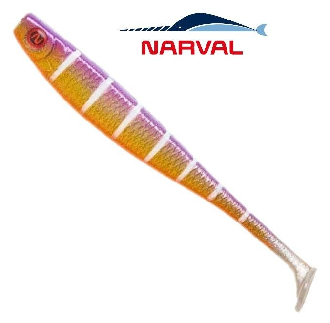 Приманка силиконовая Narval Fishing Skinny 8cm цв. #031-Baby Chu / Виброхвост Нарвал на судака, щуку, #1