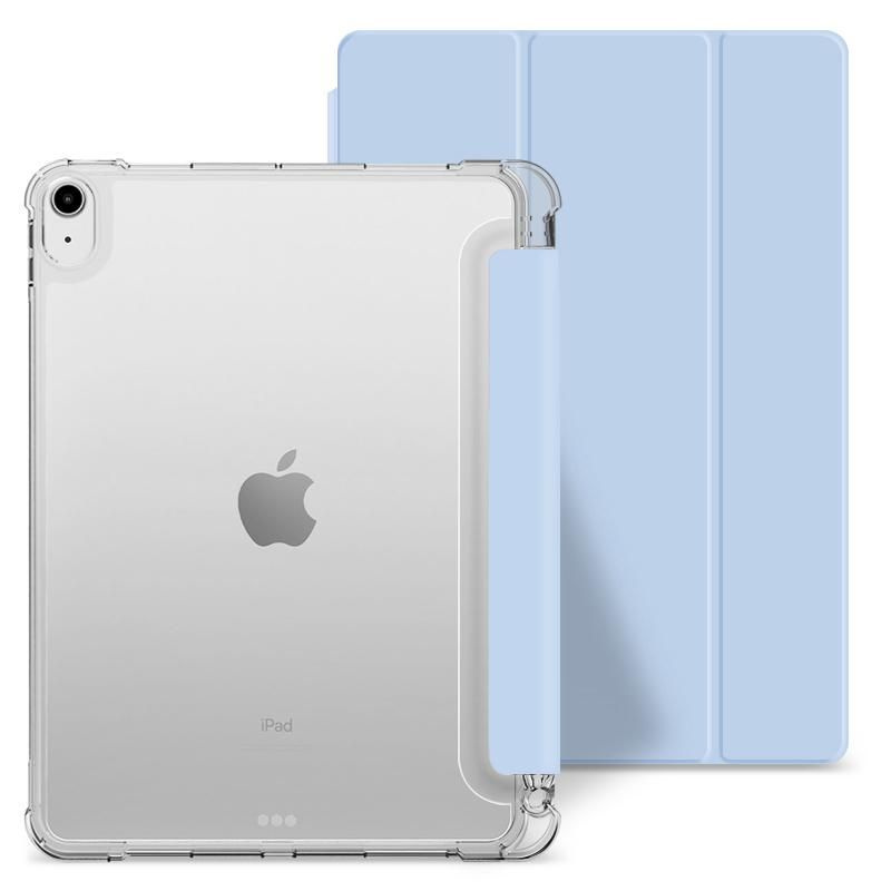 Чехол для iPad 5/6 9,7 / iPad Air Тройное Cложение ModMac Clear Case Light Blue  #1