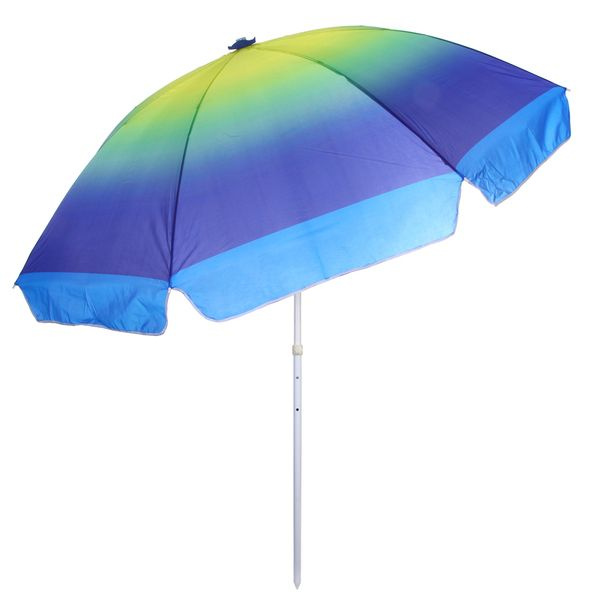 Зонт пляжный D-240 см, h-220 см, "Градиент АРТ1248", с наклоном #1