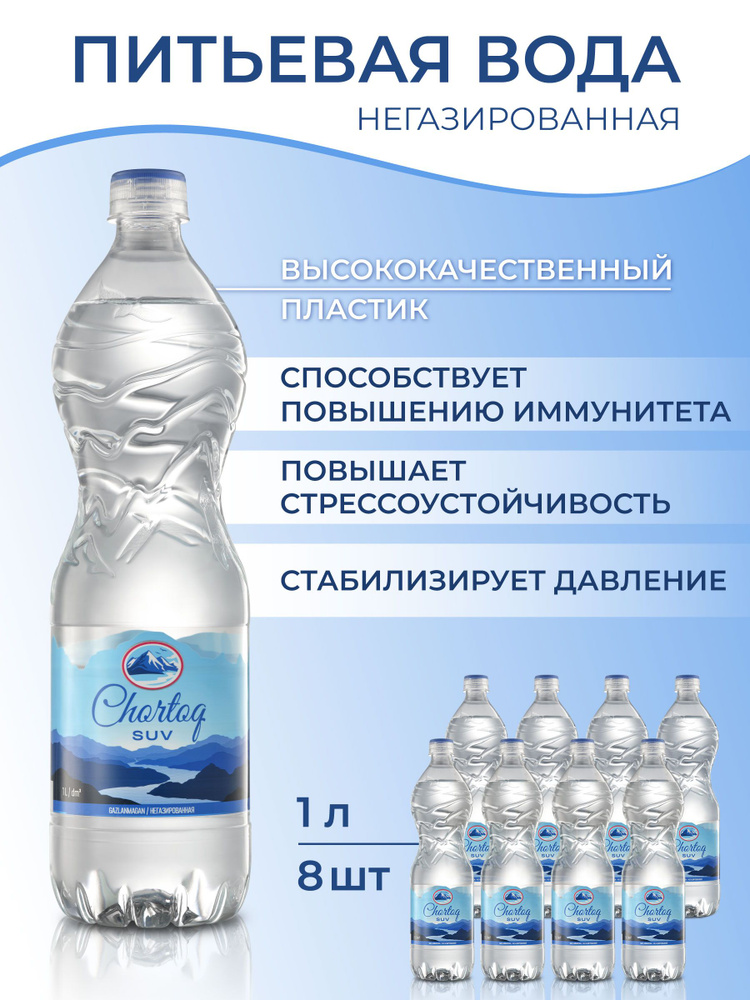 Chortoq Вода Питьевая Негазированная 8000мл. 1шт #1