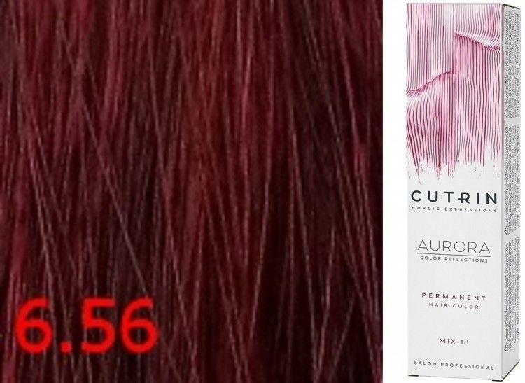 Cutrin Крем-краска для волос Aurora,6,56 бессонная ночь 60 мл #1