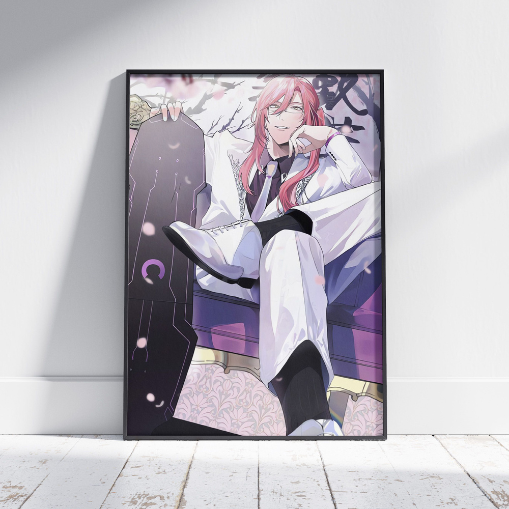Плакат на стену для интерьера На скейте в бесконечность (SK8 the Infinity - Каору Сакураясики 1) - Постер #1