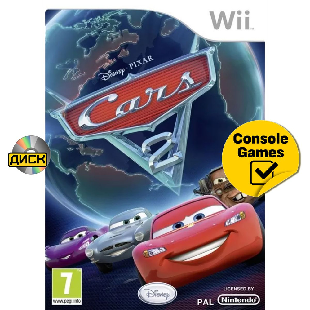 Игра Wii Cars 2 (Тачки 2) (английская версия) (Nintendo Wii, Английская версия)  #1