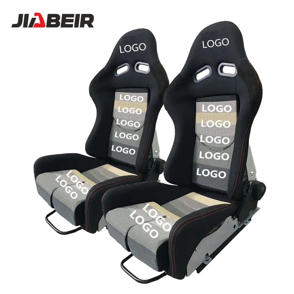 Спортивное гоночное сиденье Jbr1020: ковшеобразное с двойным откидным креслом, изготовленное из стекловолокна #1