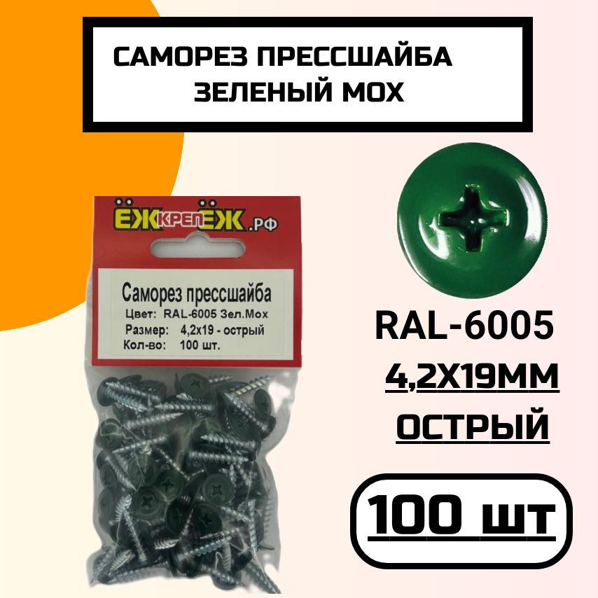 ЁЖкрепЁЖ Саморез 4.2 x 19 мм 100 шт. #1