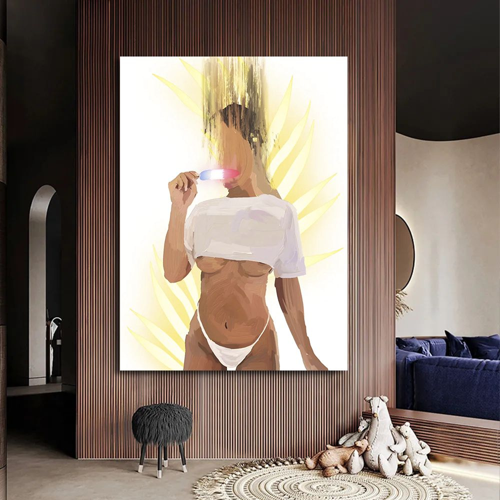 Картина девушка, эротика, девушка, 40х60 см. #1