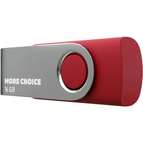 USB флеш-накопитель More Choice MF16 16 Гб usb 2.0 Flash Drive - красный #1