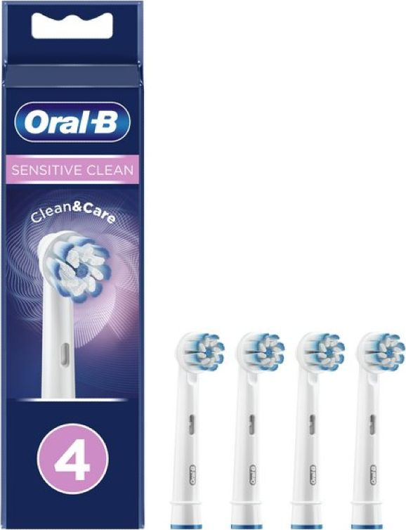 Насадка для электрической зубной щетки Oral-B / Орал-Би Sensitive Clean сменная, белая, размер 75x10мм, #1