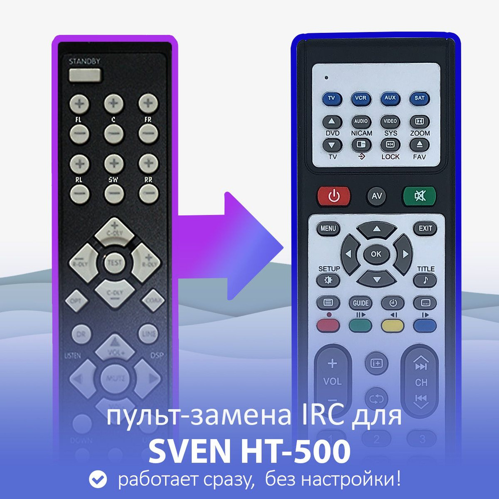 пульт-замена для SVEN HT-500 #1