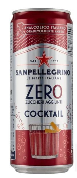 Напиток газированный Sanpellegrino Cocktail ZERO (Сан Пеллегрино) 0,33л х 6 шт. ж/б  #1