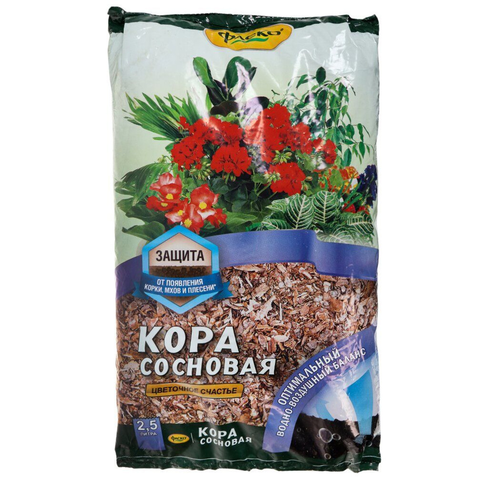 Кора сосновая 2.5 л х 2 упаковки #1