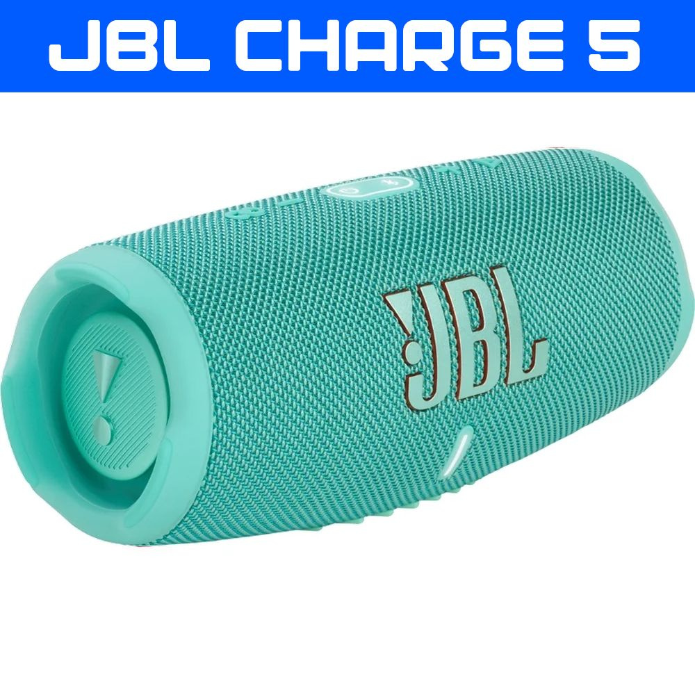 Беспроводная портативная колонка JBL Charge 5, с Bluetooth, голубой  #1