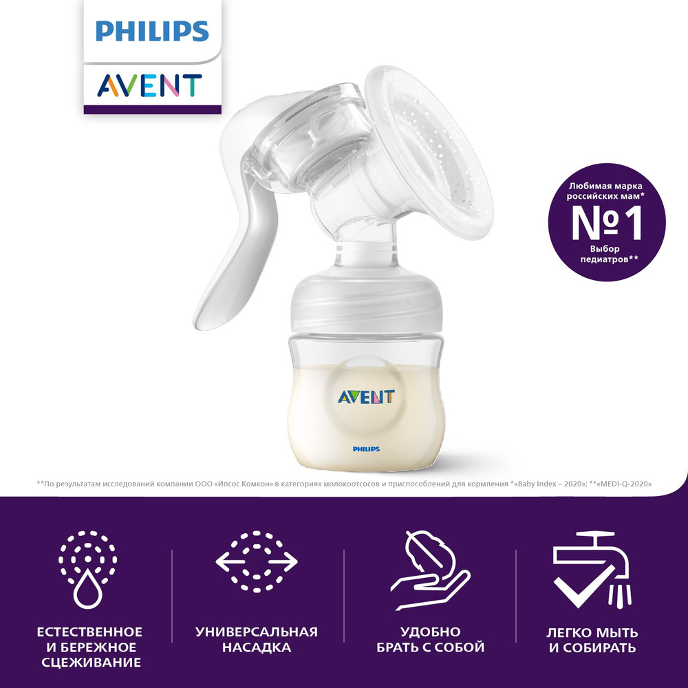 Ручной молокоотсос Philips Avent Comfort SCF441/01 #1