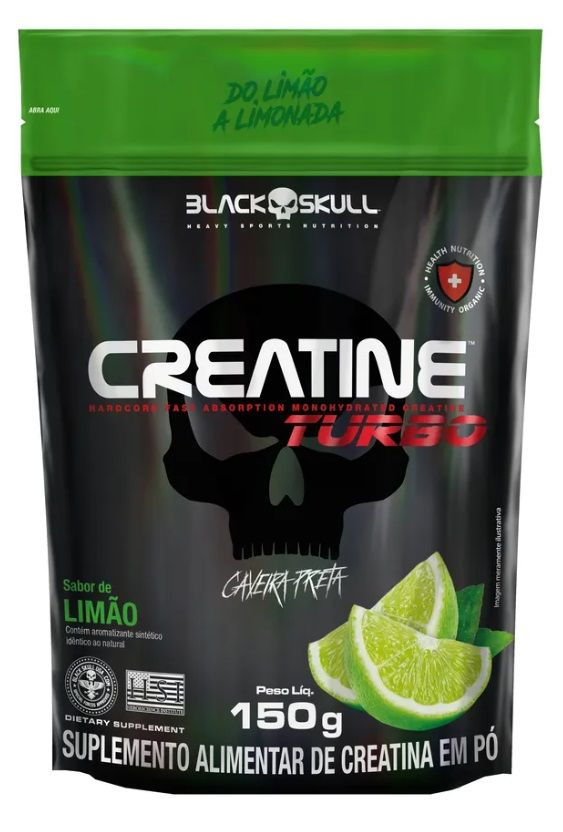 Black Skull, Refil Creatine Turbo, Креатин, 150 г #1