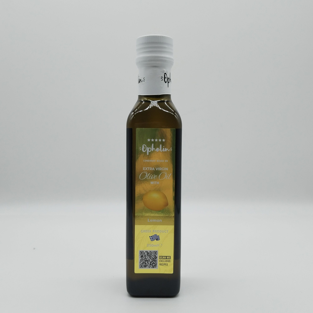 Масло оливковое Extra Virgin выстоянное с Лимоном OPHELLIA 250мл #1