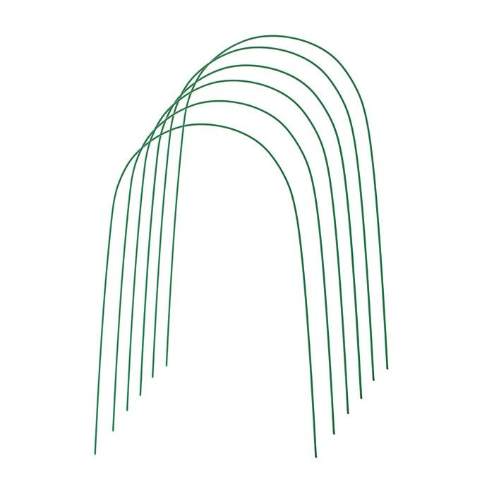Дуги для парника Весна (сад) металл в кембрике 4 м, d 10 мм, набор 6 шт (00-00000010)  #1